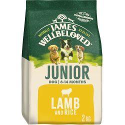 James Wellbeloved Puppy/Junior Lamb & Rice 2kg | Luxury Home Accessories | Heulog Glow