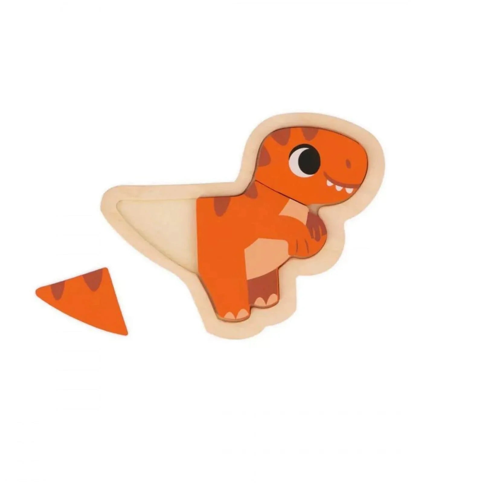 Janod 4 Progressive Puzzles Dino | Luxury Home Accessories | Heulog Glow