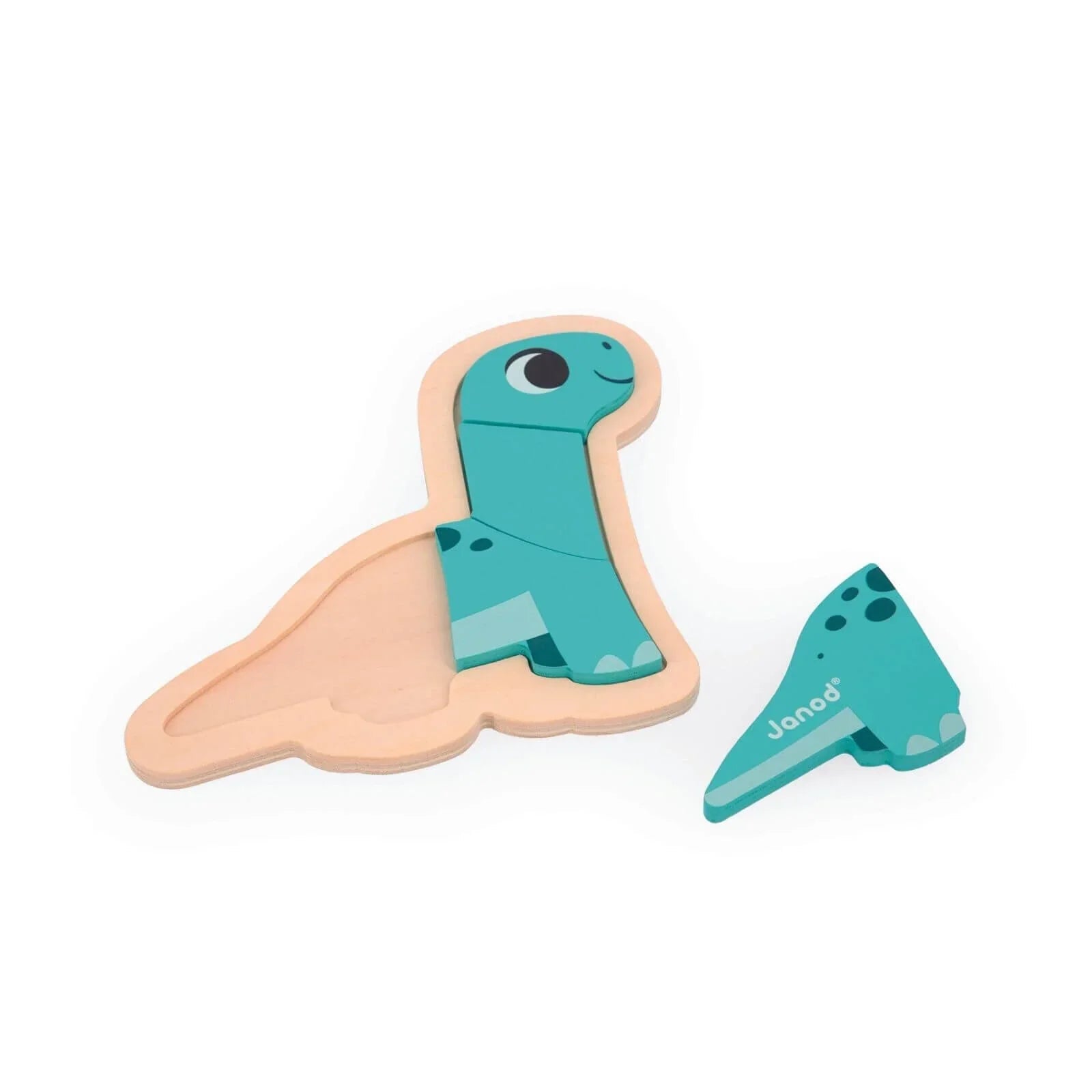 Janod 4 Progressive Puzzles Dino | Luxury Home Accessories | Heulog Glow
