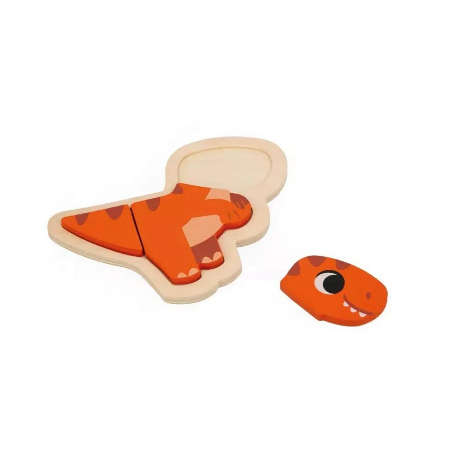 Janod 4 Progressive Puzzles Dino | Luxury Home Accessories | Heulog Glow