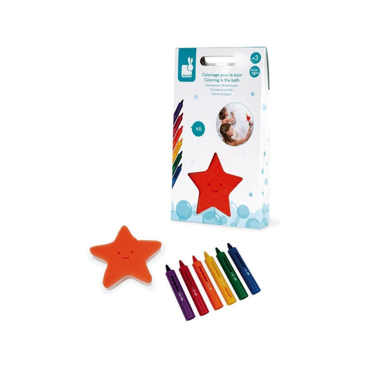 Janod Colouring in the Bath | Luxury Home Accessories | Heulog Glow