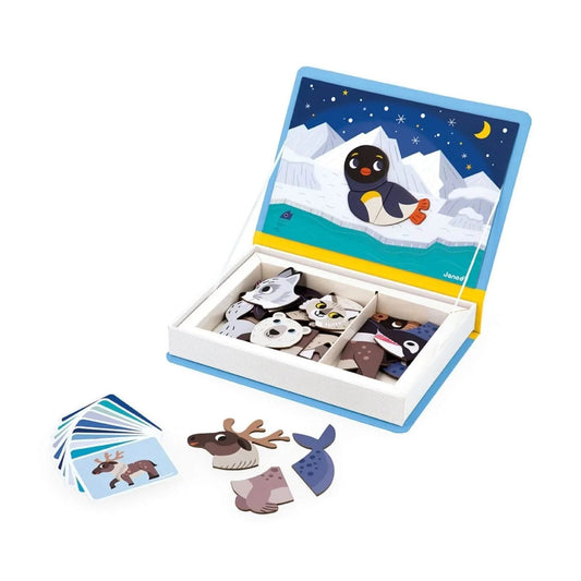 Janod Magnetibook Polar Animals | Luxury Home Accessories | Heulog Glow