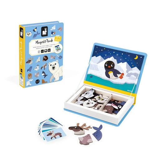 Janod Magnetibook Polar Animals | Luxury Home Accessories | Heulog Glow