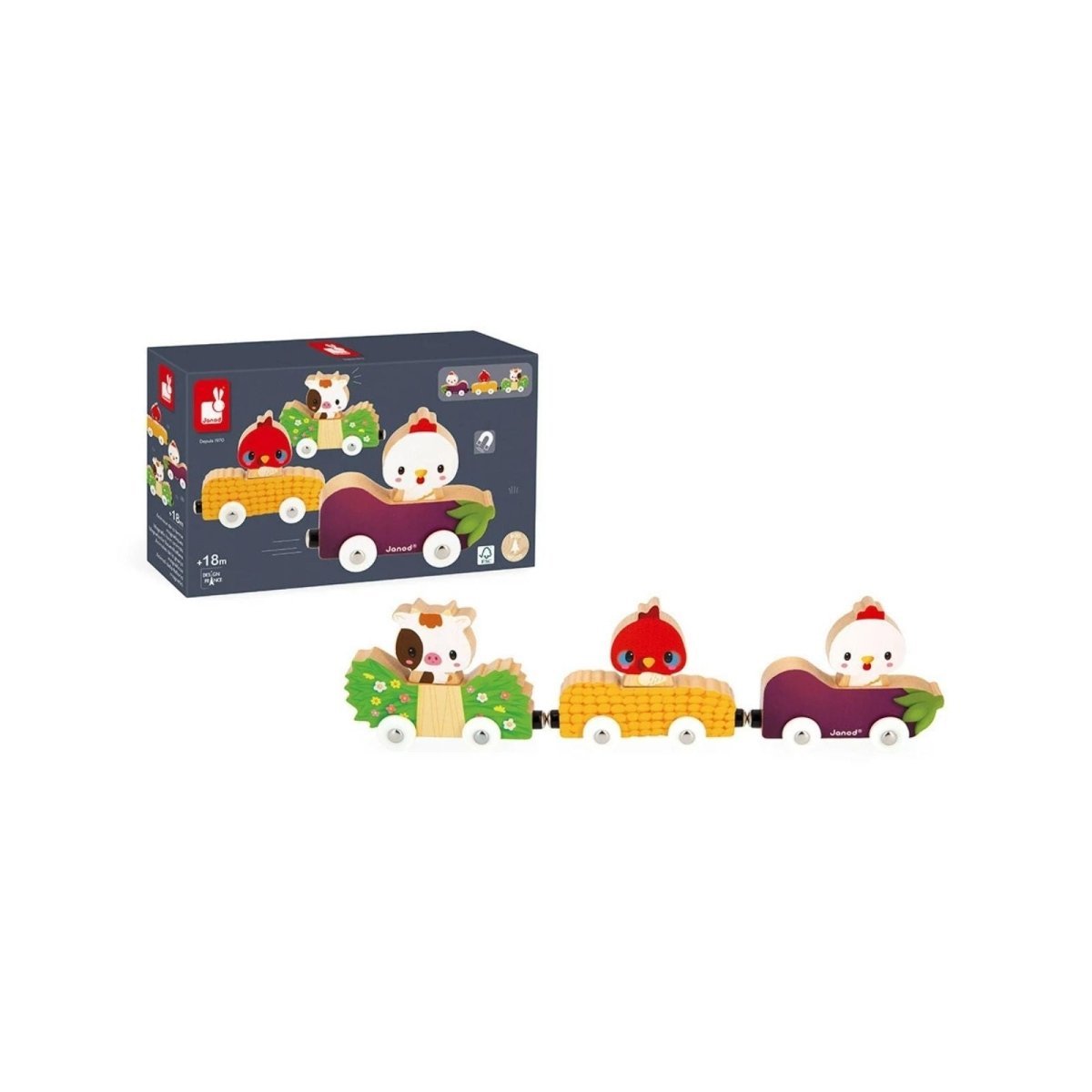 Janod Magnetic Pets - Farm | Luxury Home Accessories | Heulog Glow
