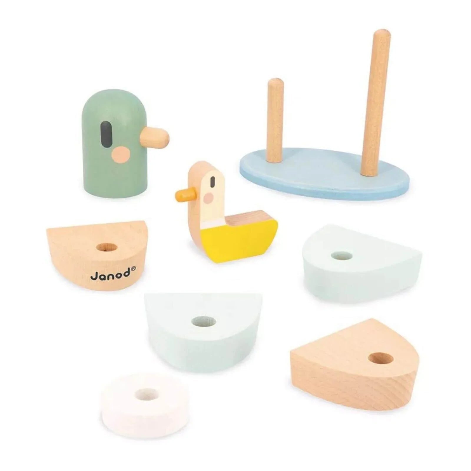 Janod Stackable Ducks Sweet Cocoon | Luxury Home Accessories | Heulog Glow