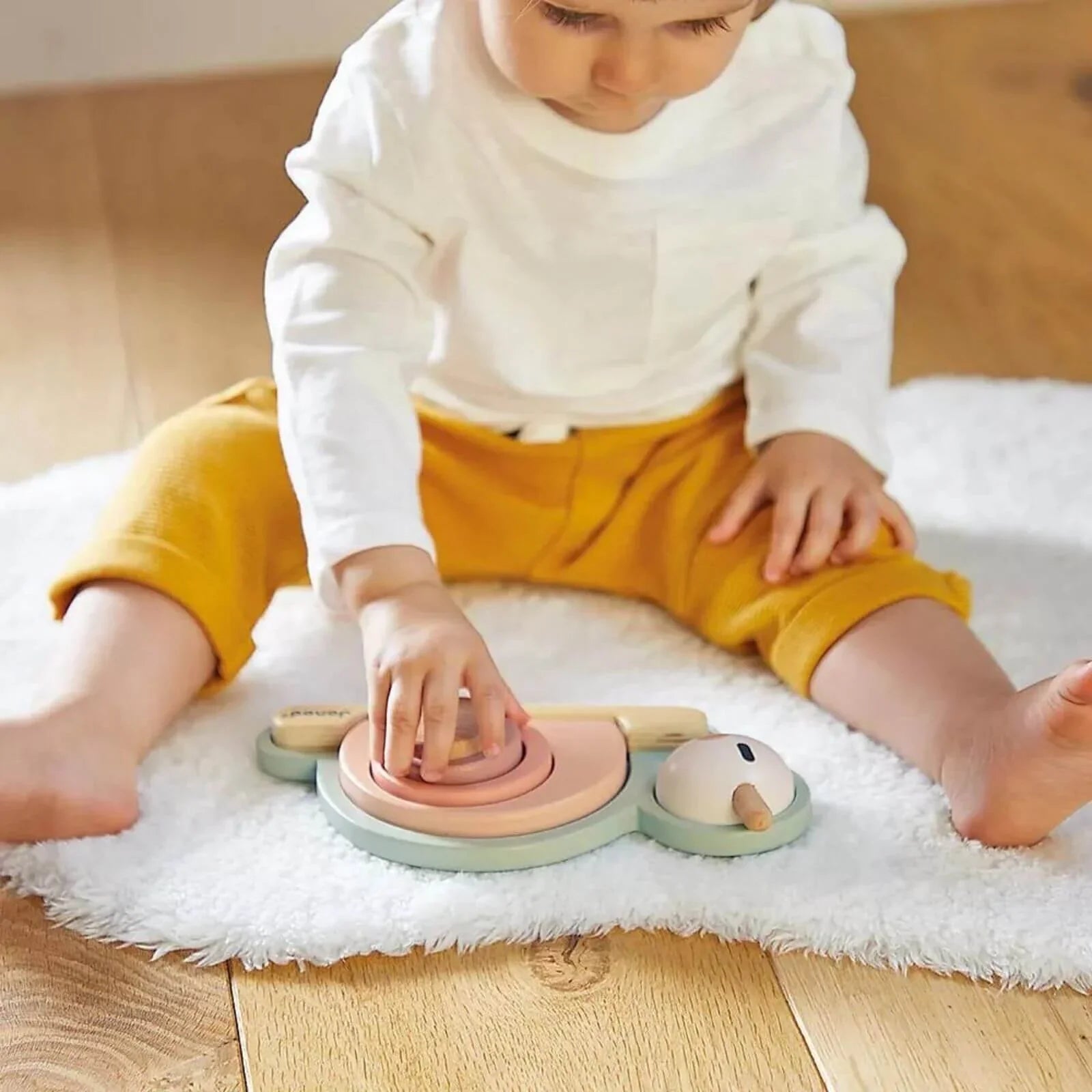 Janod Stackable Sensory Snail Sweet Cocoon | Luxury Home Accessories | Heulog Glow
