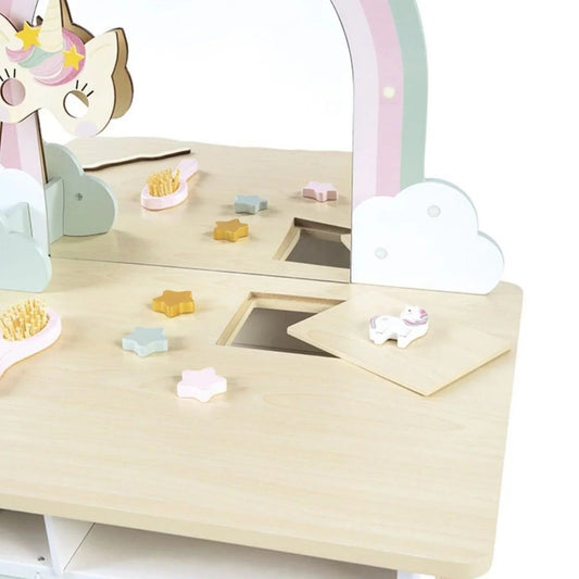 Janod Wooden Dressing Table - Unicorn | Luxury Home Accessories | Heulog Glow