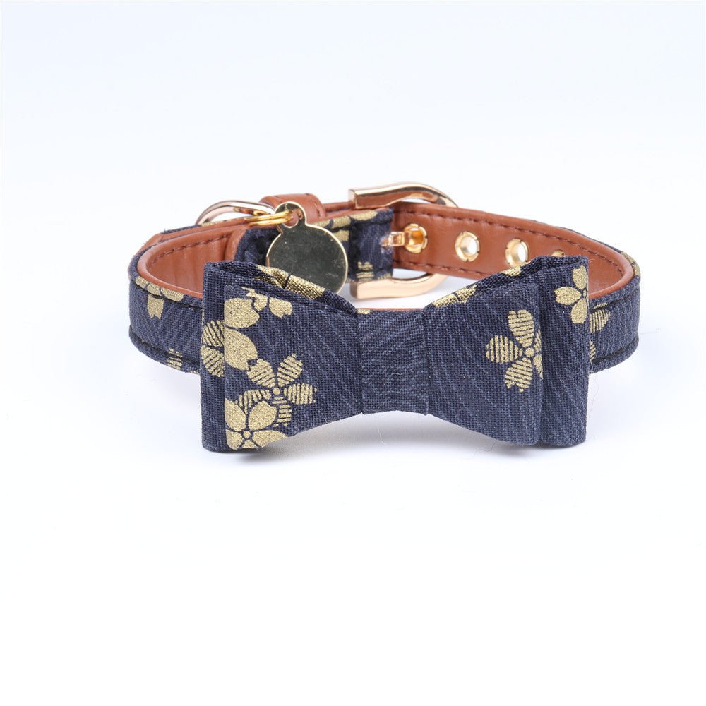 Japanese style bronzing pet collar | Luxury Home Accessories | Heulog Glow