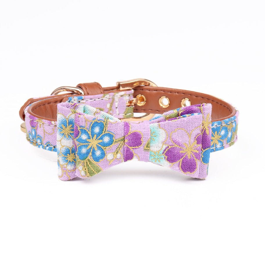 Japanese style bronzing pet collar | Luxury Home Accessories | Heulog Glow