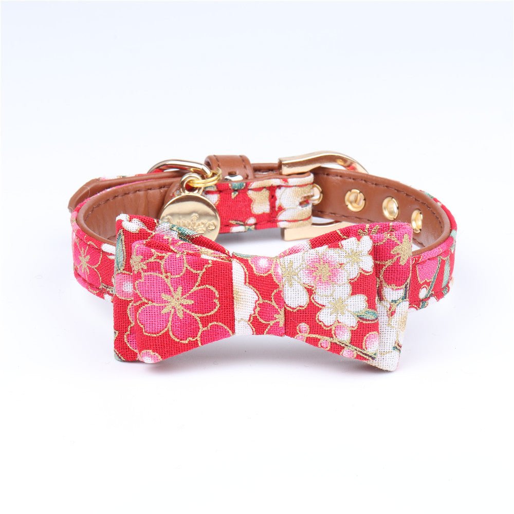 Japanese style bronzing pet collar | Luxury Home Accessories | Heulog Glow