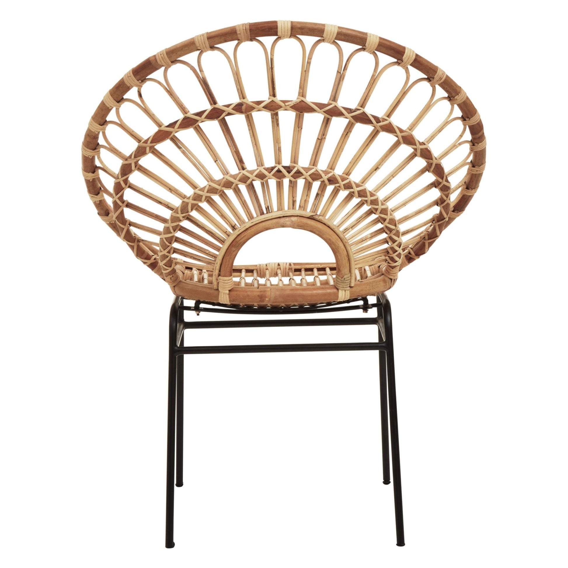 Java Natural Rattan Sunflower Chair | Luxury Home Accessories | Heulog Glow