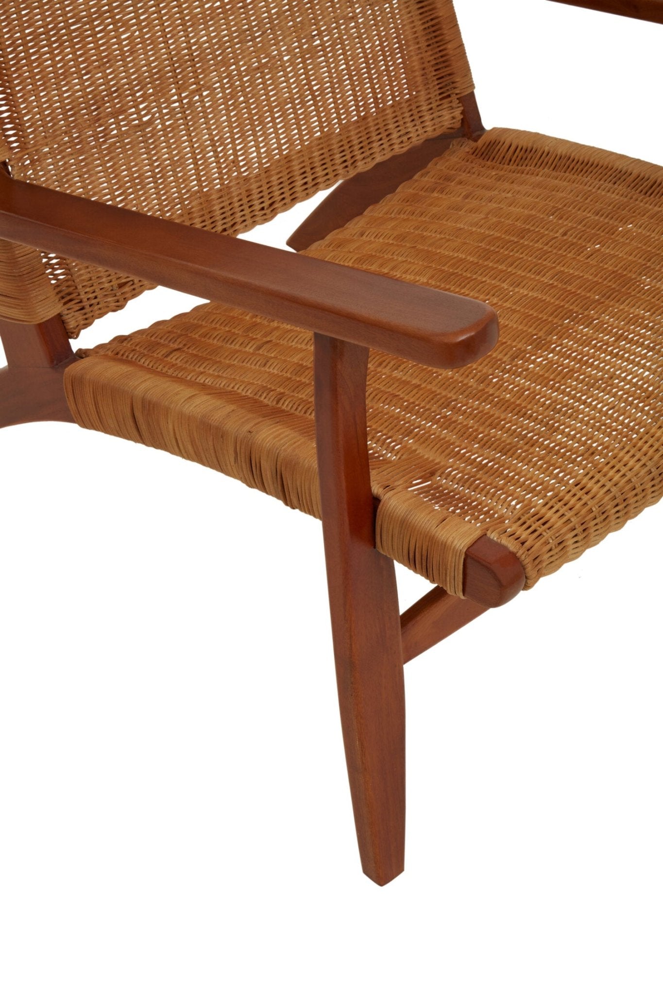 Java Woven Chair In Brown Natural Rattan | Luxury Home Accessories | Heulog Glow