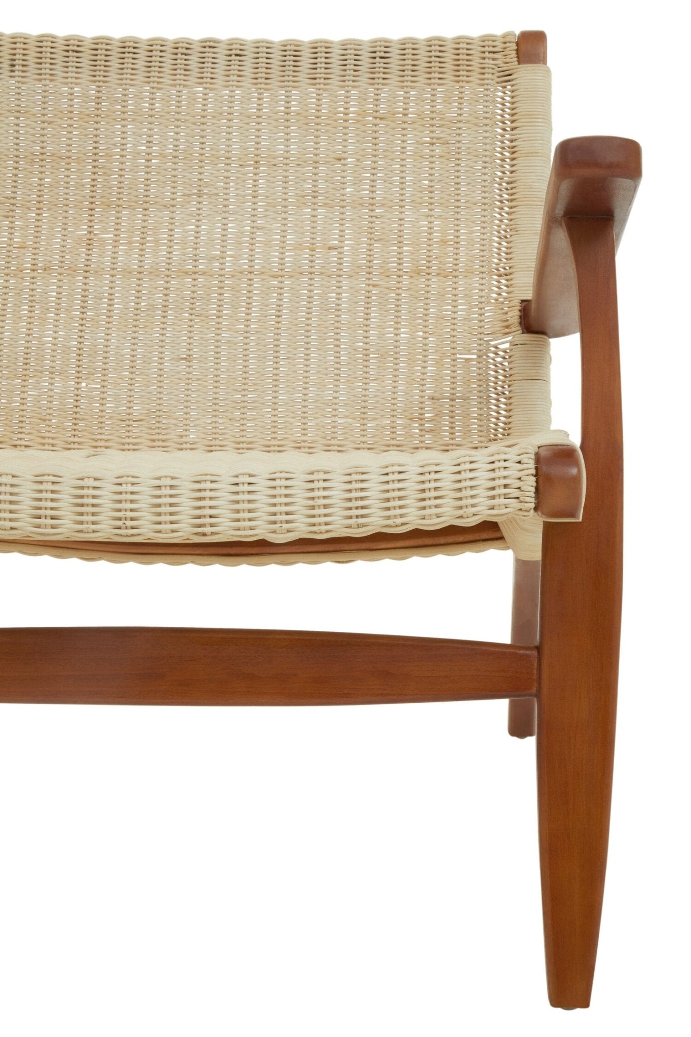 Java Woven Chair In Natural Rattan | Luxury Home Accessories | Heulog Glow