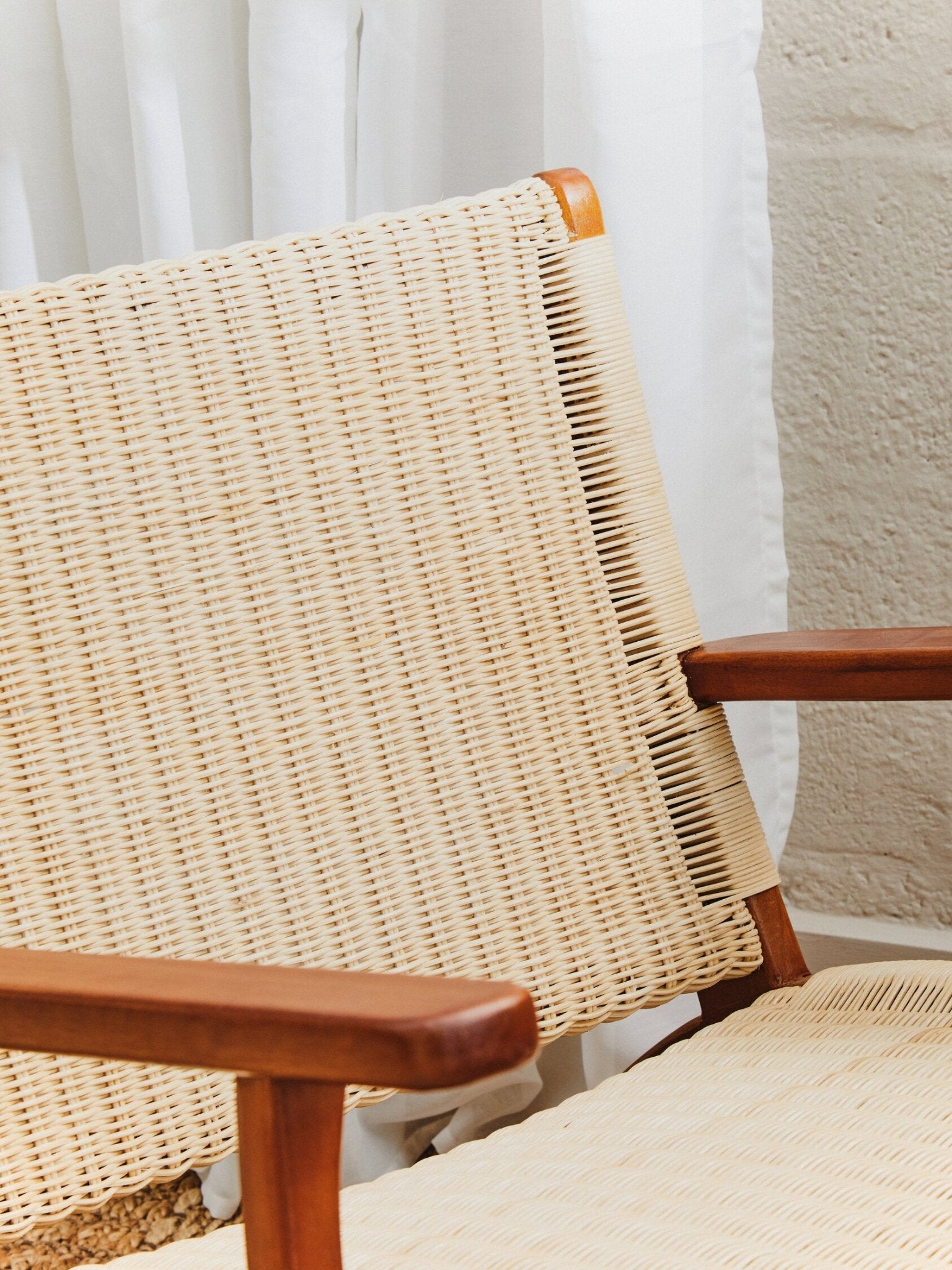 Java Woven Chair In Natural Rattan | Luxury Home Accessories | Heulog Glow