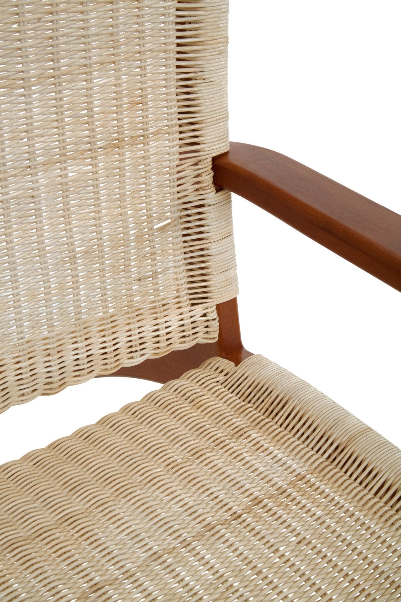Java Woven Chair In Natural Rattan | Luxury Home Accessories | Heulog Glow