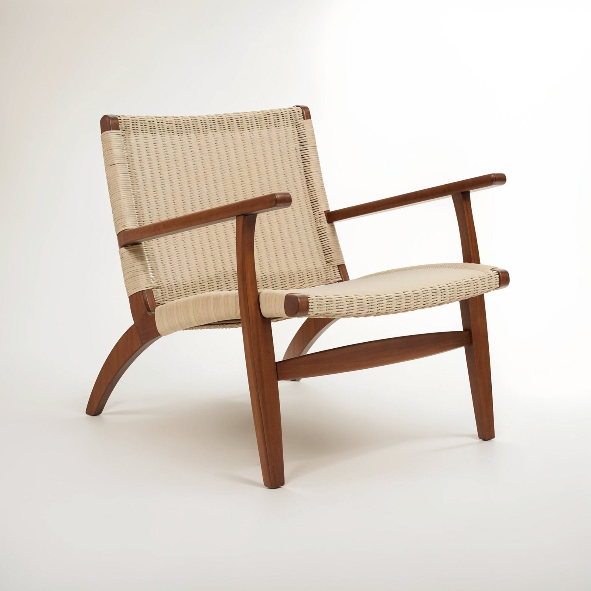 Java Woven Chair In Natural Rattan | Luxury Home Accessories | Heulog Glow