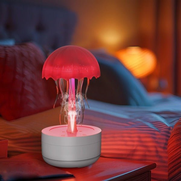 Jellyfish Humidifier Fragrance Diffuser Colorful Night Light Heavy Fog Essential Oil Diffuser Home Bedroom Office Air Humidifier | Luxury Home Accessories | Heulog Glow
