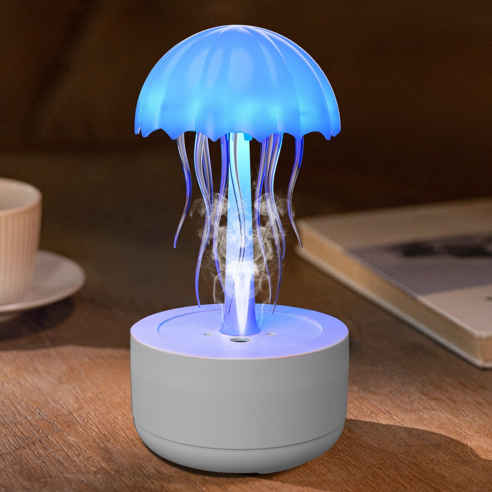 Jellyfish Humidifier Fragrance Diffuser Colorful Night Light Heavy Fog Essential Oil Diffuser Home Bedroom Office Air Humidifier | Luxury Home Accessories | Heulog Glow