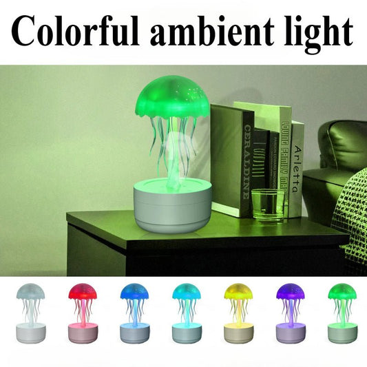 Jellyfish Humidifier Fragrance Diffuser Colorful Night Light Heavy Fog Essential Oil Diffuser Home Bedroom Office Air Humidifier | Luxury Home Accessories | Heulog Glow