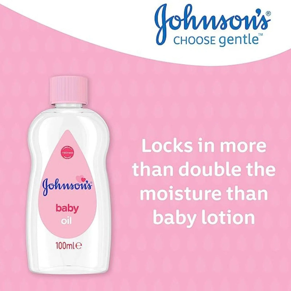 Johnson's Baby Oil 100ml | Luxury Home Accessories | Heulog Glow
