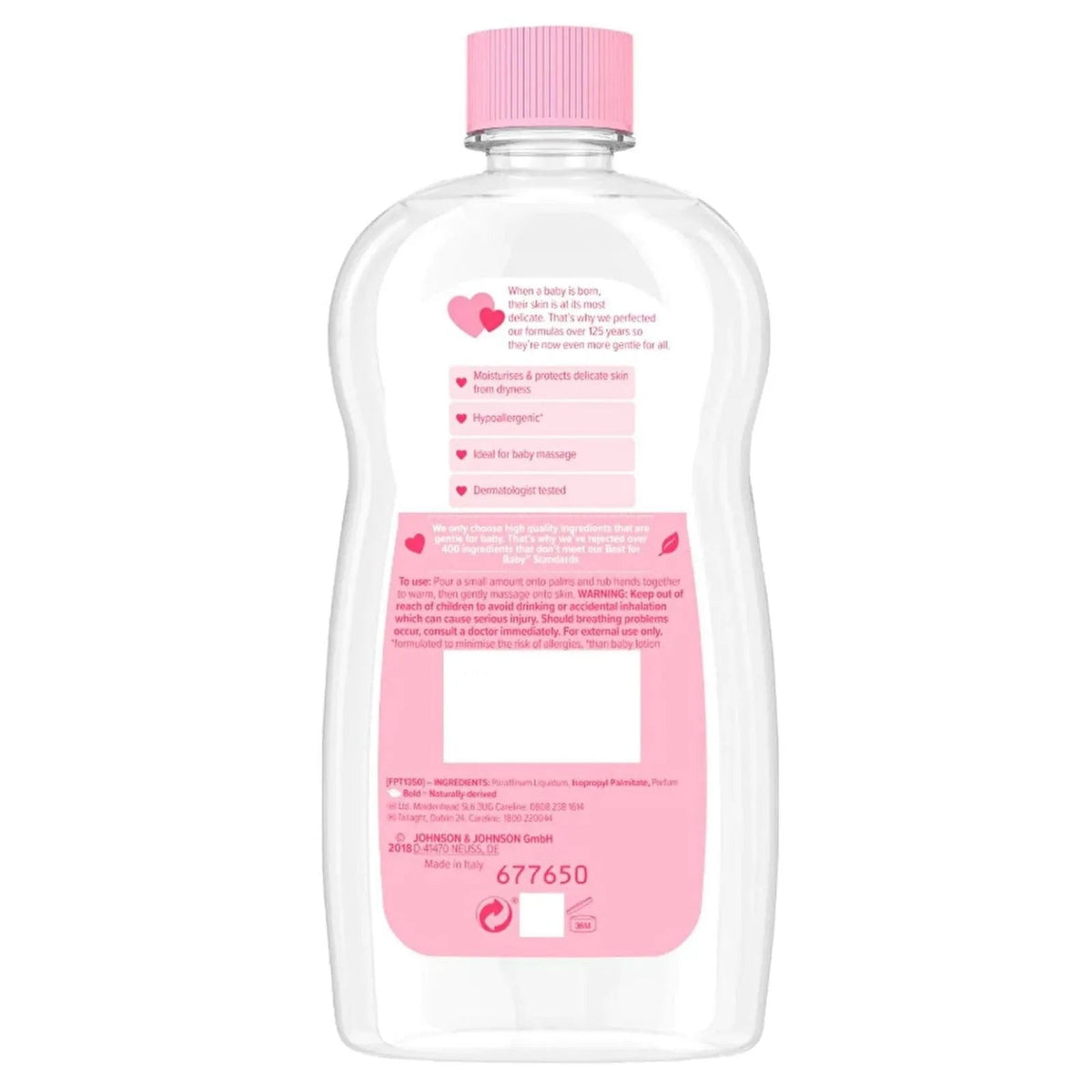 Johnson's Baby Oil 100ml | Luxury Home Accessories | Heulog Glow