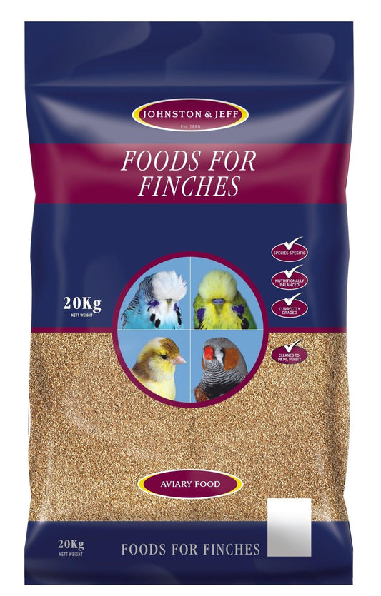 Johnston & Jeff ABZ Finch Seed 20kg | Luxury Home Accessories | Heulog Glow