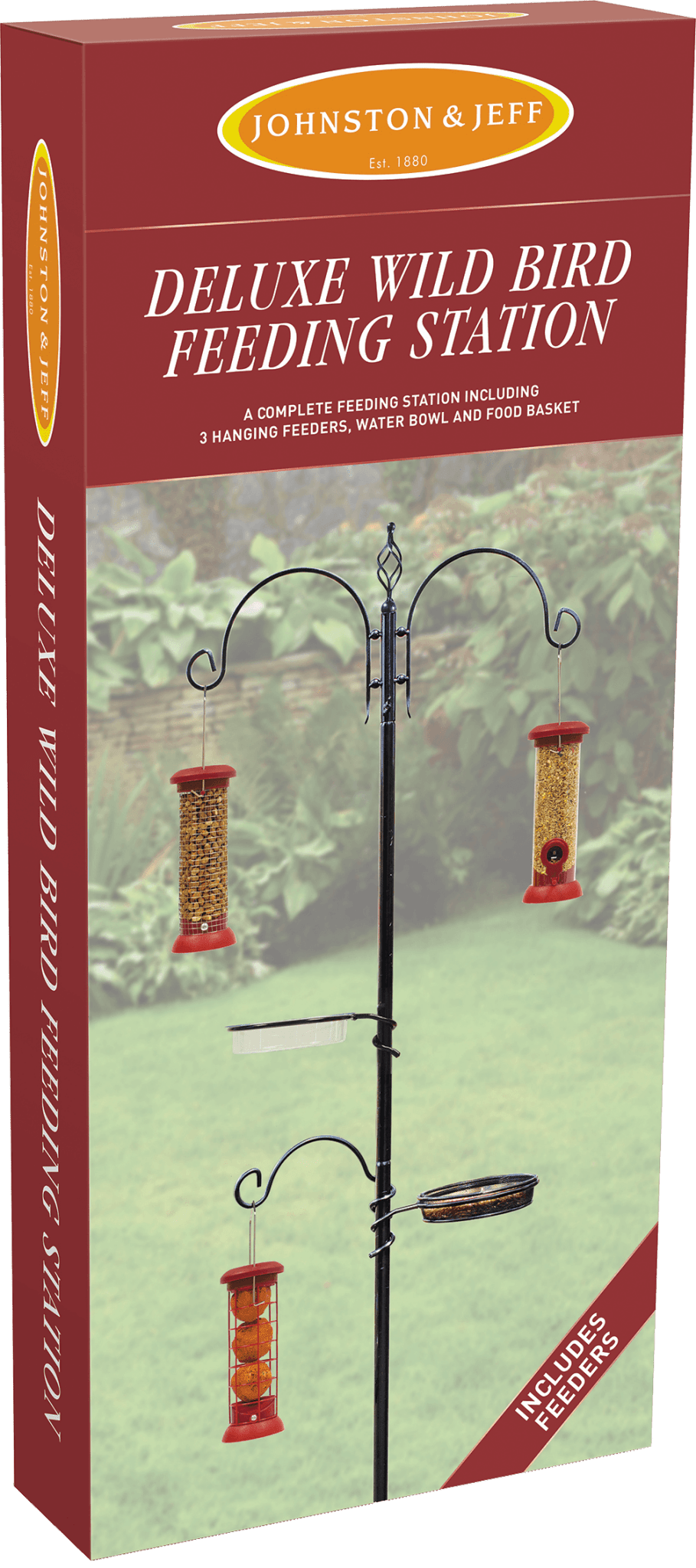 Johnston & Jeff Deluxe Wild Bird Feeding Station | Luxury Home Accessories | Heulog Glow
