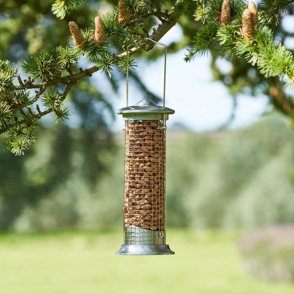 Johnston & Jeff Green Cast Peanut Feeder 20cm | Luxury Home Accessories | Heulog Glow