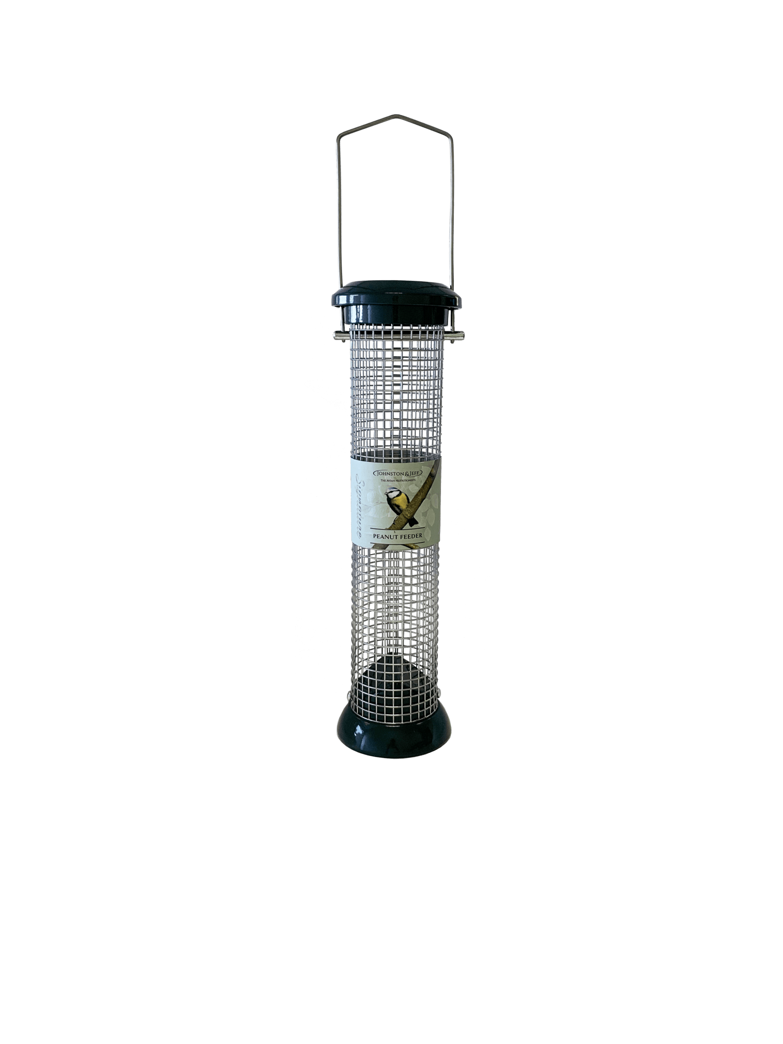 Johnston & Jeff Green Cast Peanut Feeder 30cm | Luxury Home Accessories | Heulog Glow