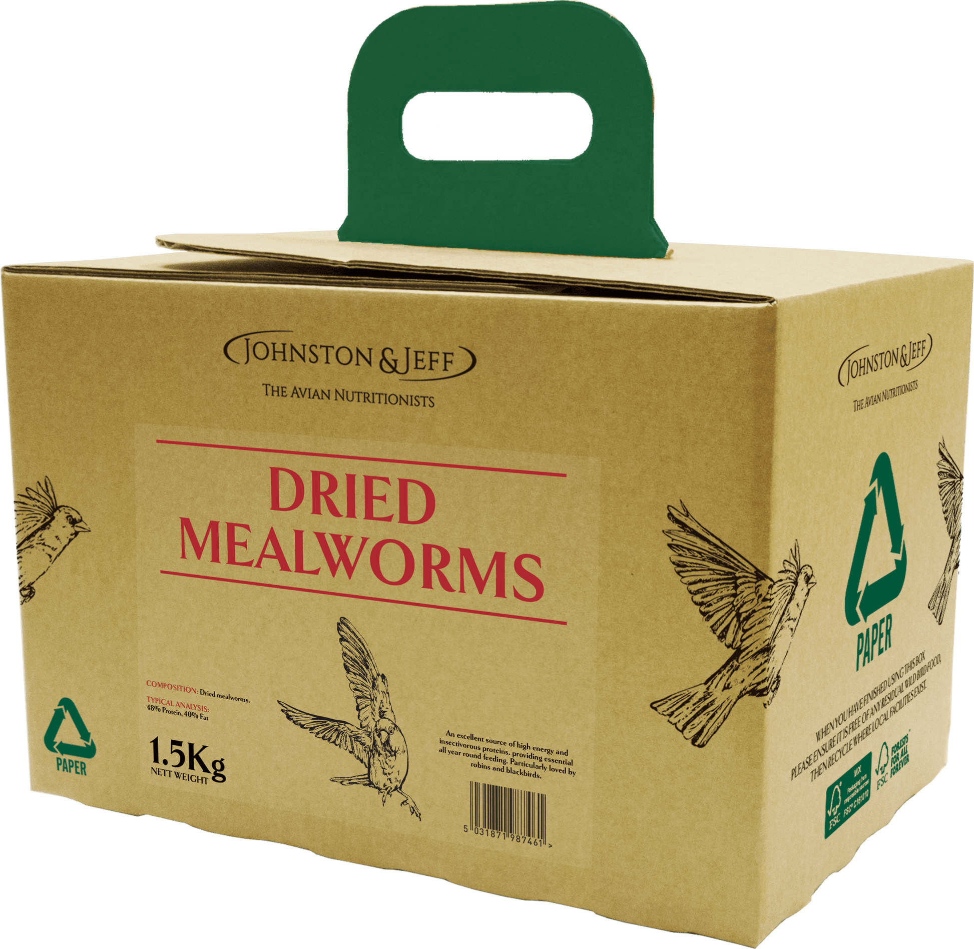 Johnston & Jeff Mealworms in EcoBox | Luxury Home Accessories | Heulog Glow