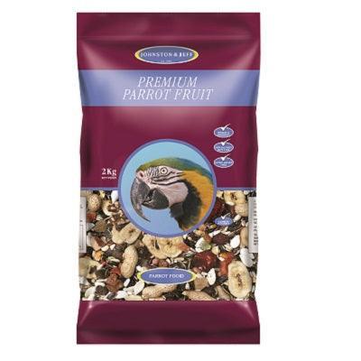 Johnston & Jeff Premium Parrot Fruit 6x2kg | Luxury Home Accessories | Heulog Glow