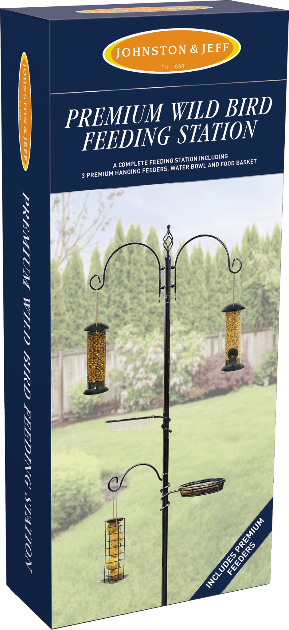 Johnston & Jeff Premium Wild Bird Feeding Station | Luxury Home Accessories | Heulog Glow