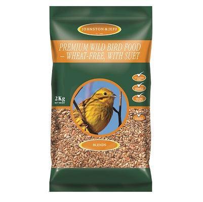 Johnston & Jeff Premium Wild Bird with Suet 6x2 kg | Luxury Home Accessories | Heulog Glow