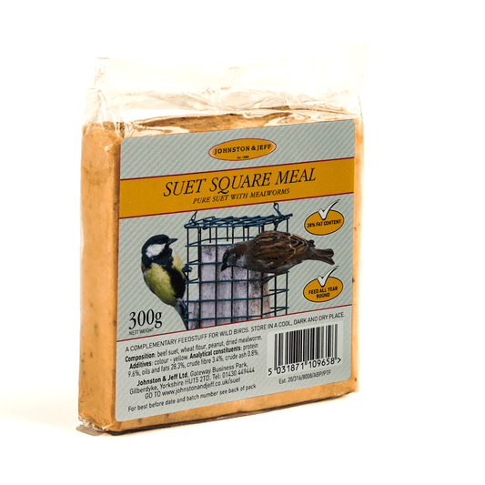 Johnston & Jeff Suet Blocks with Mealworm 24x300g | Luxury Home Accessories | Heulog Glow