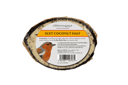 Johnston & Jeff Suet Coconut Half Plain x30 | Luxury Home Accessories | Heulog Glow