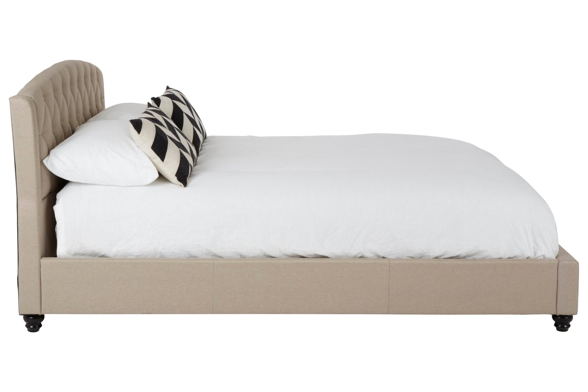 Josephine Beige King Bed | Luxury Home Accessories | Heulog Glow