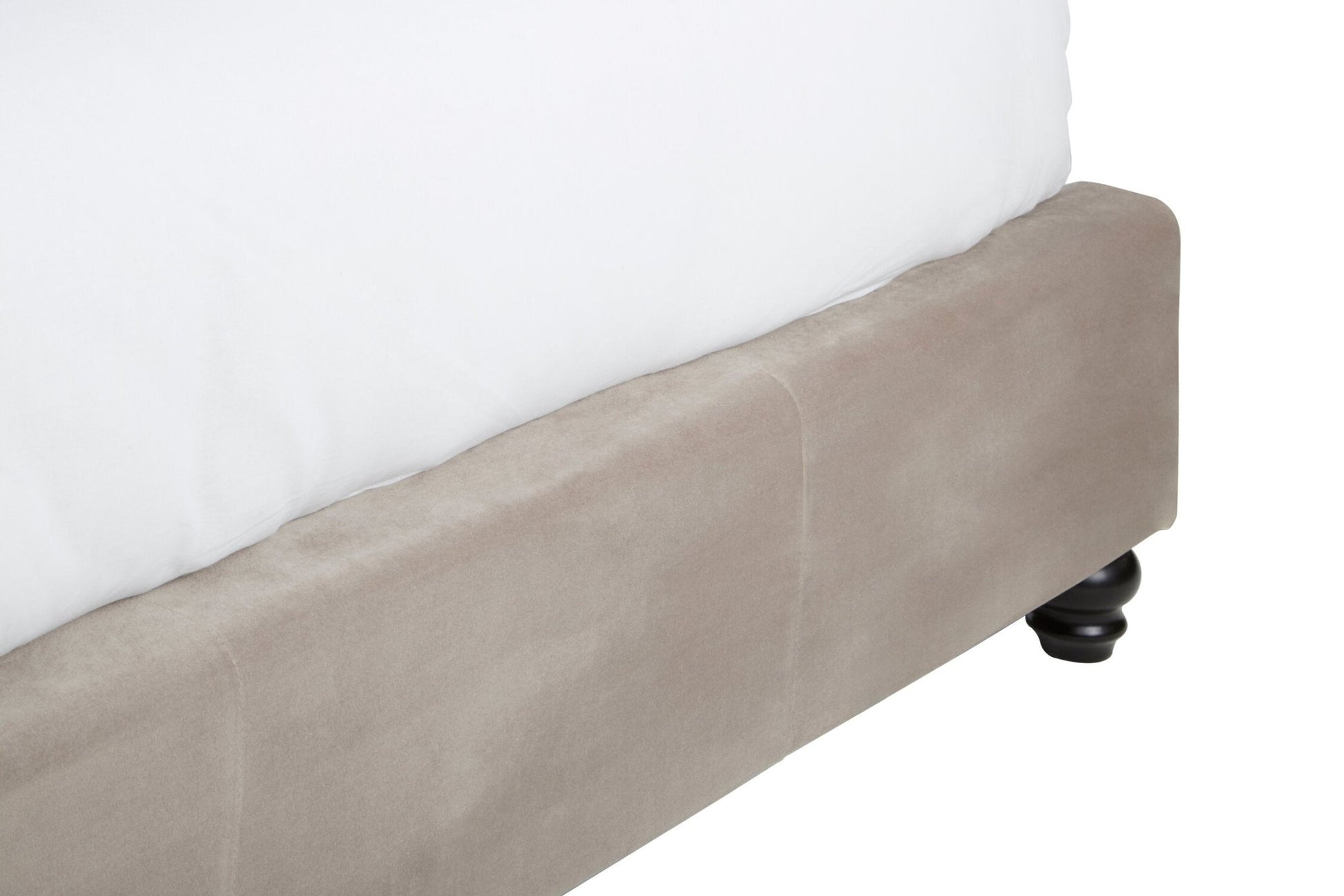 Josephine Mink Brushed Velvet Double Bed | Luxury Home Accessories | Heulog Glow