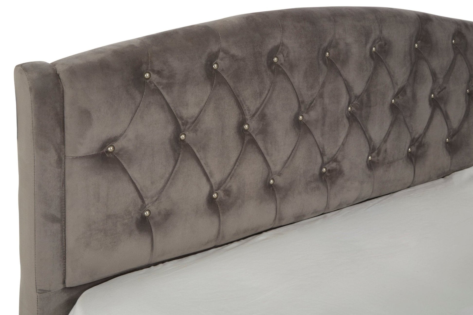 Josephine Steel Shade Double Bed | Luxury Home Accessories | Heulog Glow