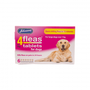 JVP 4Fleas Tablets Large Dog over 11kg 57mg | Luxury Home Accessories | Heulog Glow