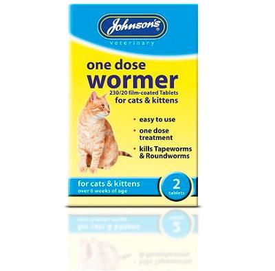 JVP Cat & Kitten One Dose Wormer 2 Tablets | Luxury Home Accessories | Heulog Glow