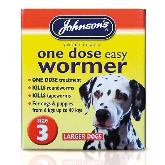 JVP Dog One Dose Wormer Size 3 4 Tablets | Luxury Home Accessories | Heulog Glow