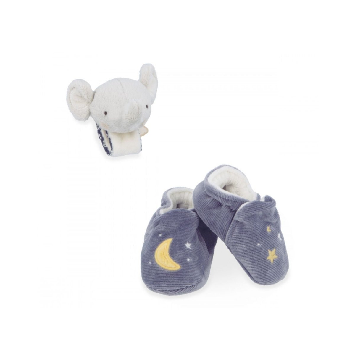 Kaloo Rattle & Slippers - Elephant | Luxury Home Accessories | Heulog Glow