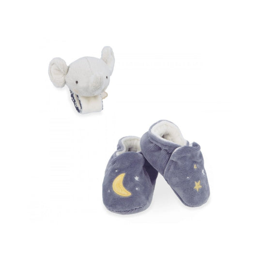 Kaloo Rattle & Slippers - Elephant | Luxury Home Accessories | Heulog Glow