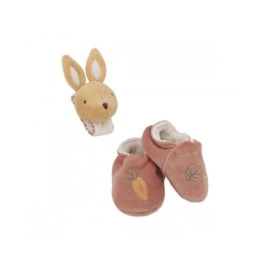 Kaloo Rattle & Slippers - Rabbit | Luxury Home Accessories | Heulog Glow