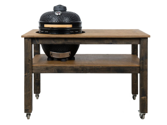 BBQ Space Outdoor Kitchen Islands, for Kamado Bono Limited Ceramic smoker (1.6m Length, with wheels)