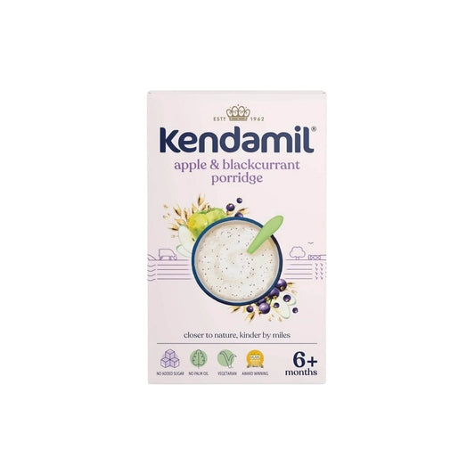 Kendamil Apple & Blackcurrant Porridge 6+ months 150g | Luxury Home Accessories | Heulog Glow