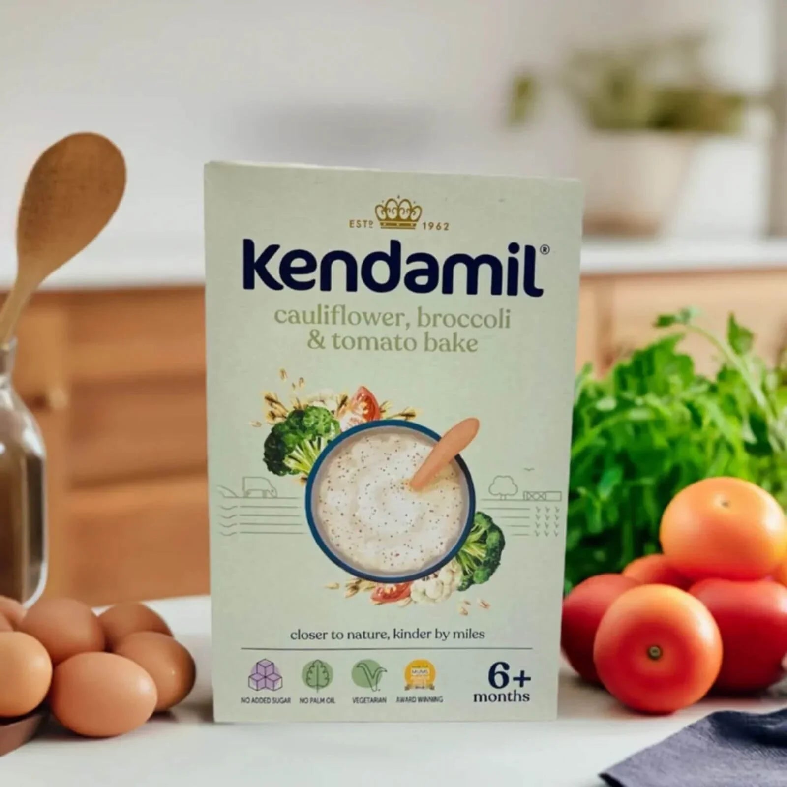 Kendamil Cauliflower Broccoli & Tomato Bake 6+ months 150g | Luxury Home Accessories | Heulog Glow