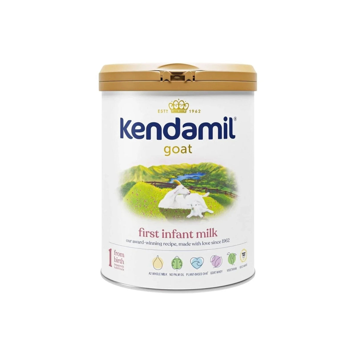 Kendamil Stage 1 Goat First Infant Milk From Birth 800g | Luxury Home Accessories | Heulog Glow