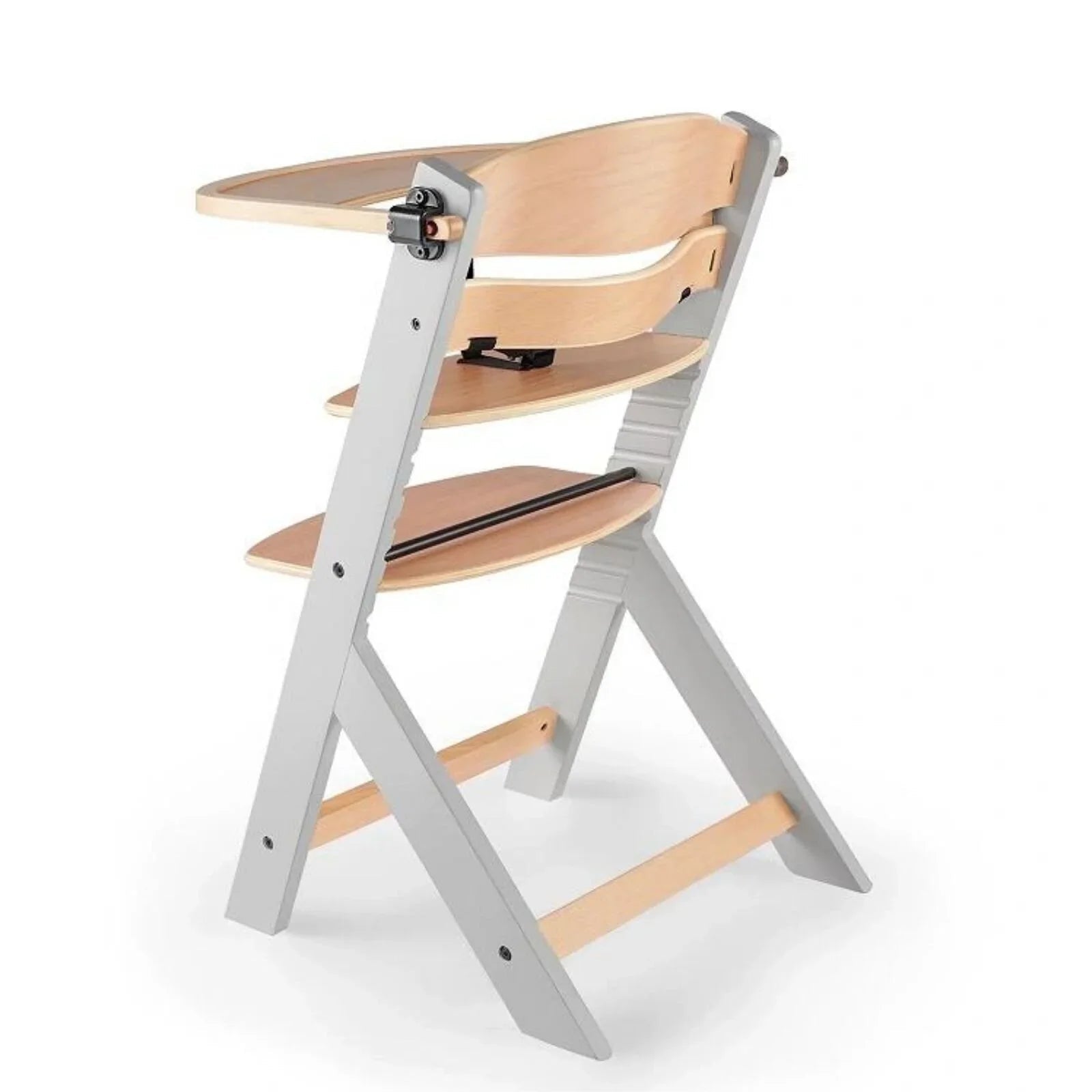 Kinderkraft Enock Wooden Highchair - Wooden Grey | Luxury Home Accessories | Heulog Glow