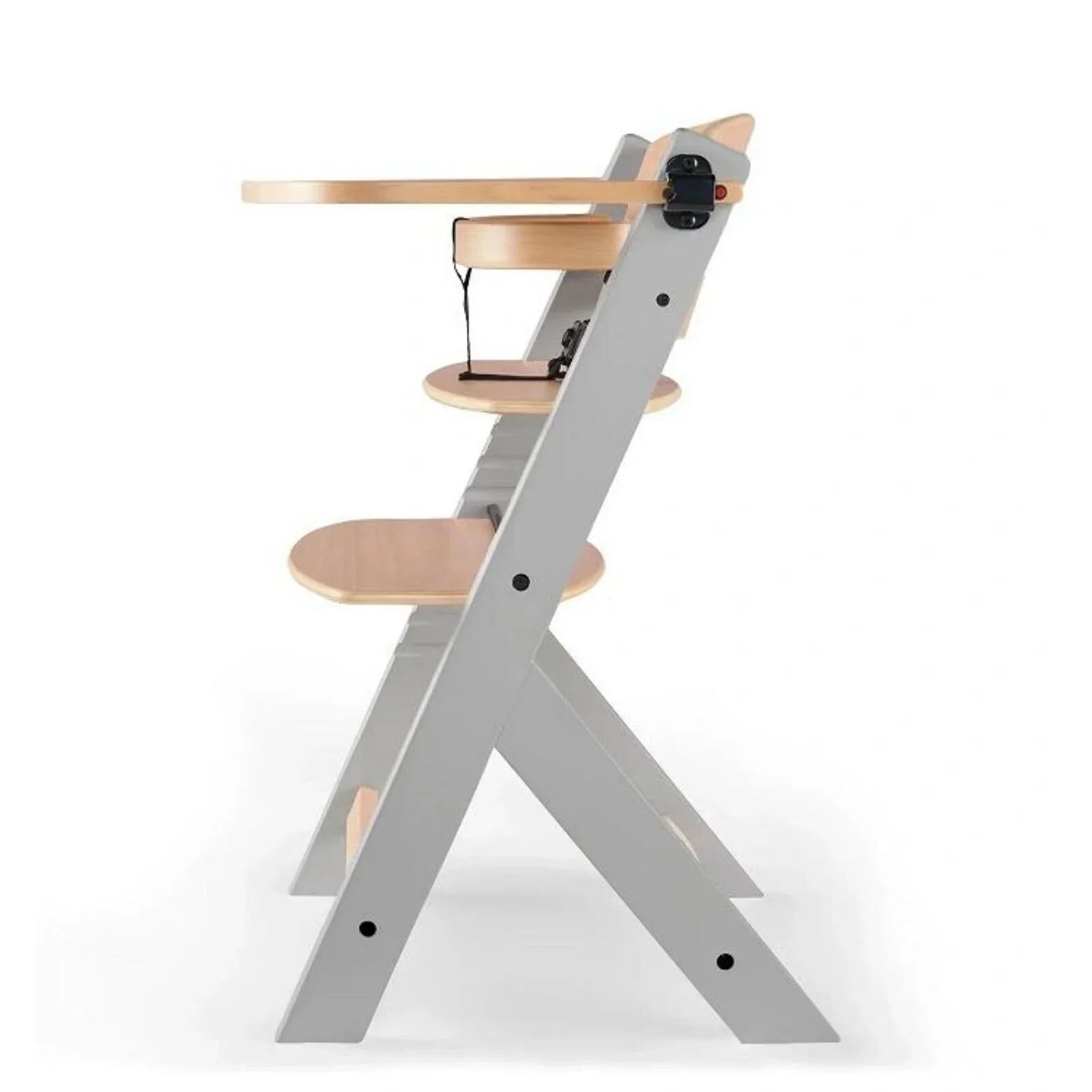 Kinderkraft Enock Wooden Highchair - Wooden Grey | Luxury Home Accessories | Heulog Glow